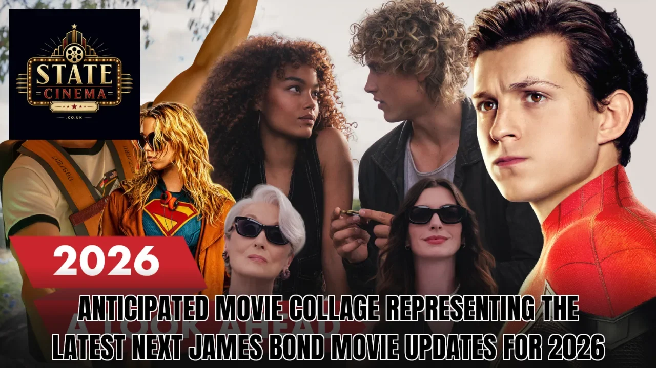 Anticipated movie collage representing the latest next James Bond movie updates for 2026