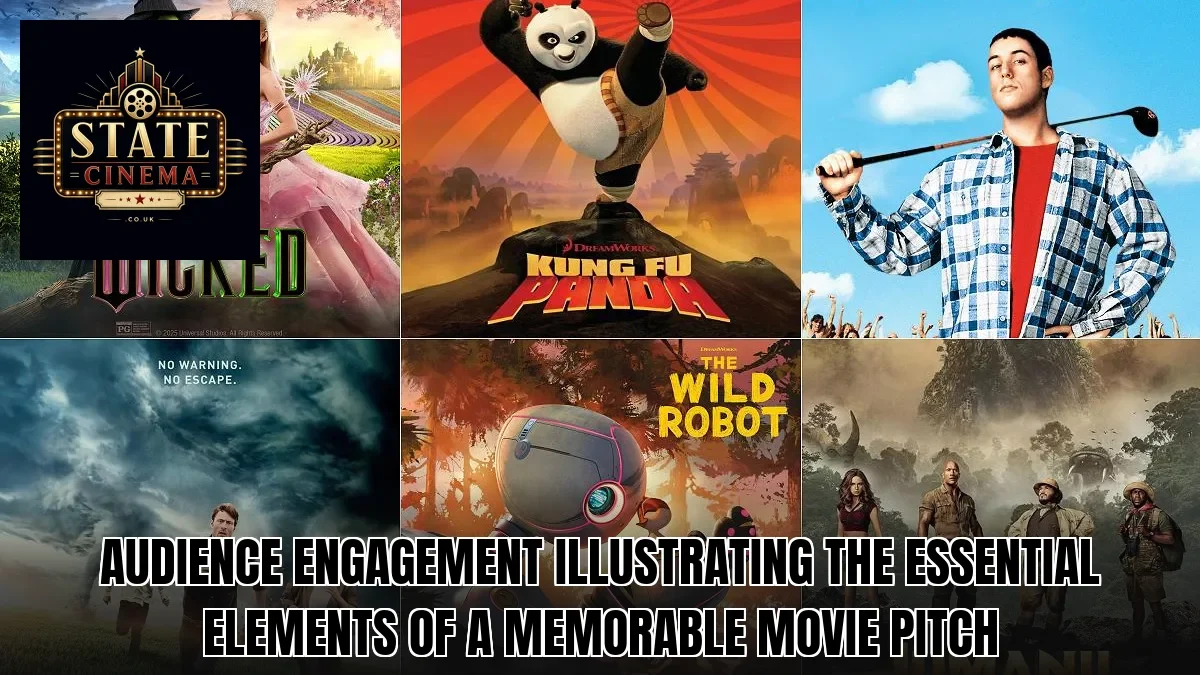 Audience engagement illustrating the essential elements of a memorable movie pitch