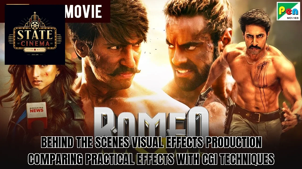 Behind the scenes visual effects production comparing practical effects with CGI techniques