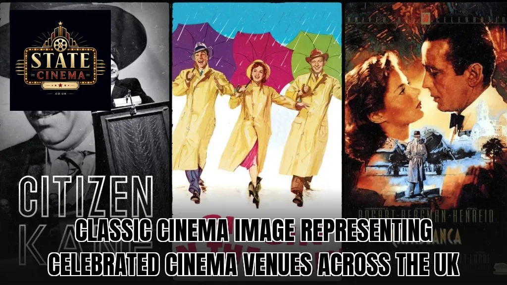 Classic cinema image representing celebrated cinema venues across the UK