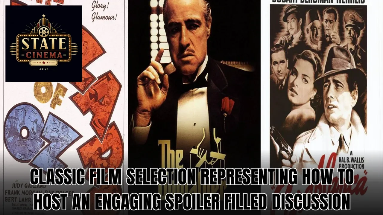 Classic film selection representing how to host an engaging spoiler filled discussion