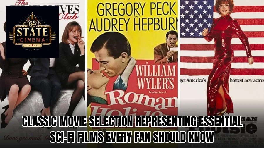 Classic movie selection representing essential sci-fi films every fan should know