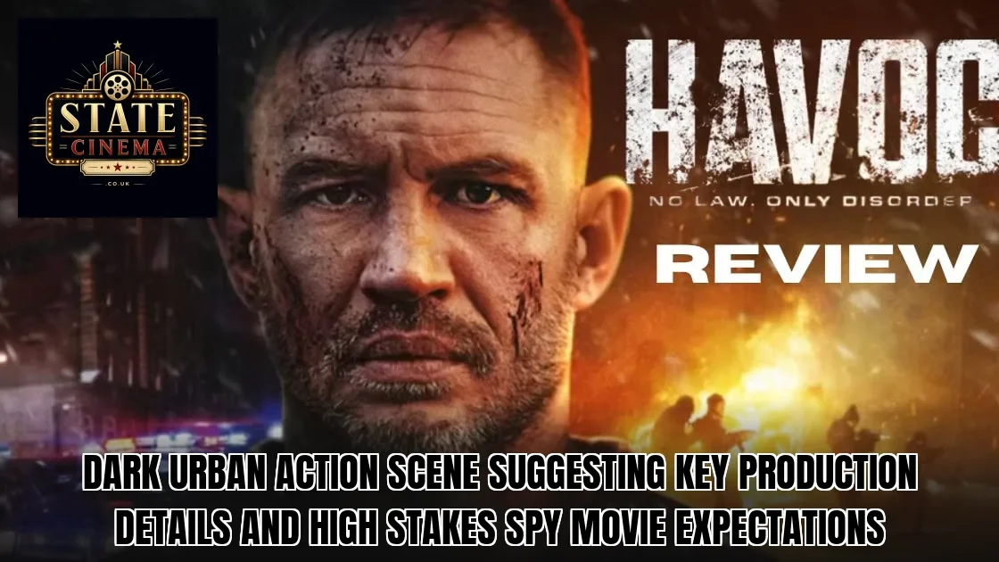 Dark urban action scene suggesting key production details and high stakes spy movie expectations