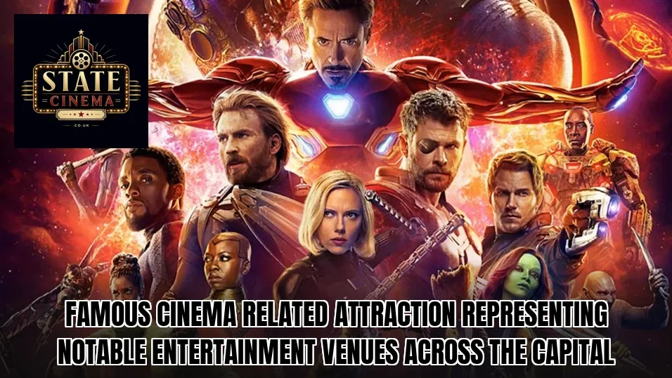 Famous cinema related attraction representing notable entertainment venues across the capital