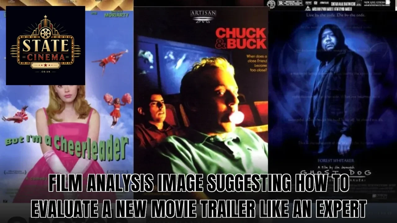 Film analysis image suggesting how to evaluate a new movie trailer like an expert