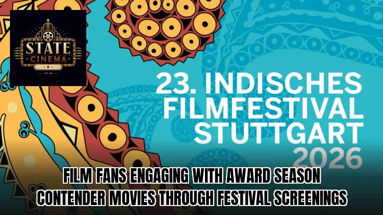 Film fans engaging with award season contender movies through festival screenings