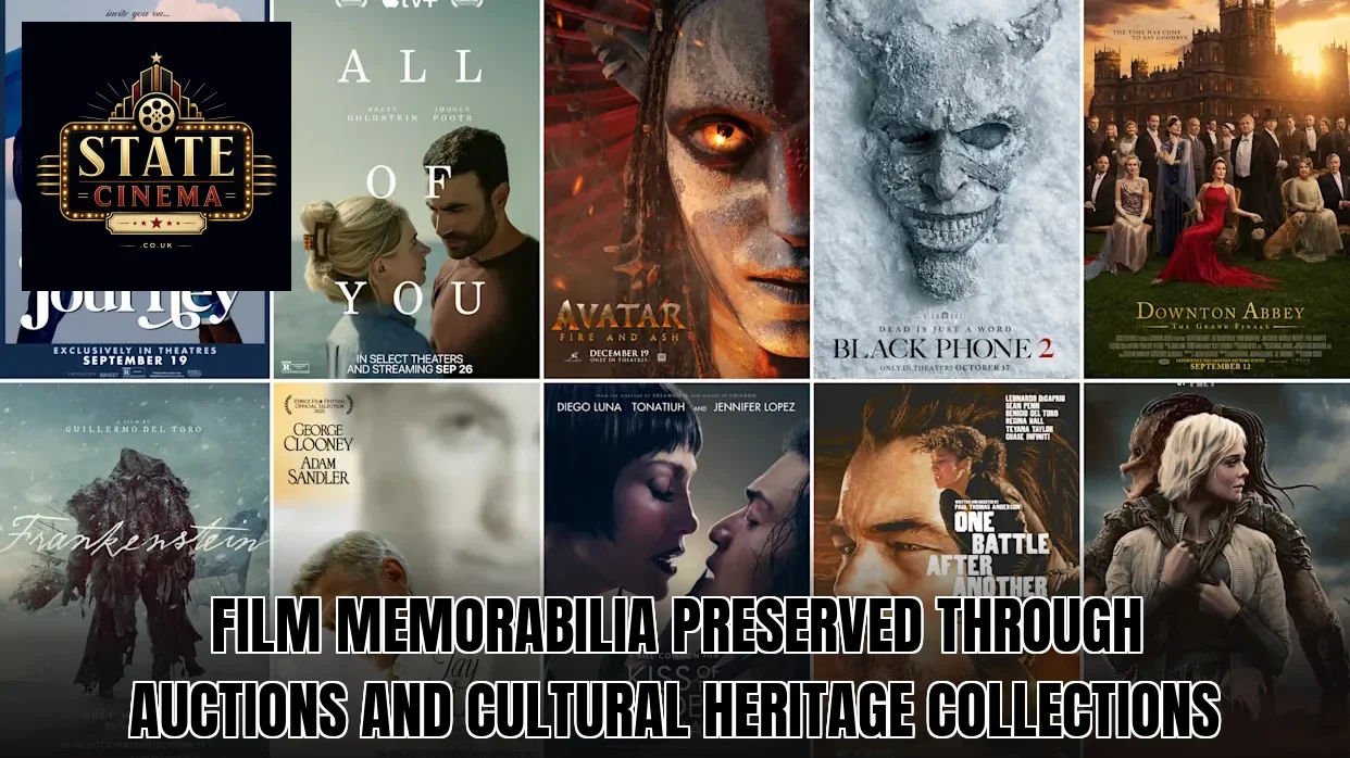 Film memorabilia preserved through auctions and cultural heritage collections