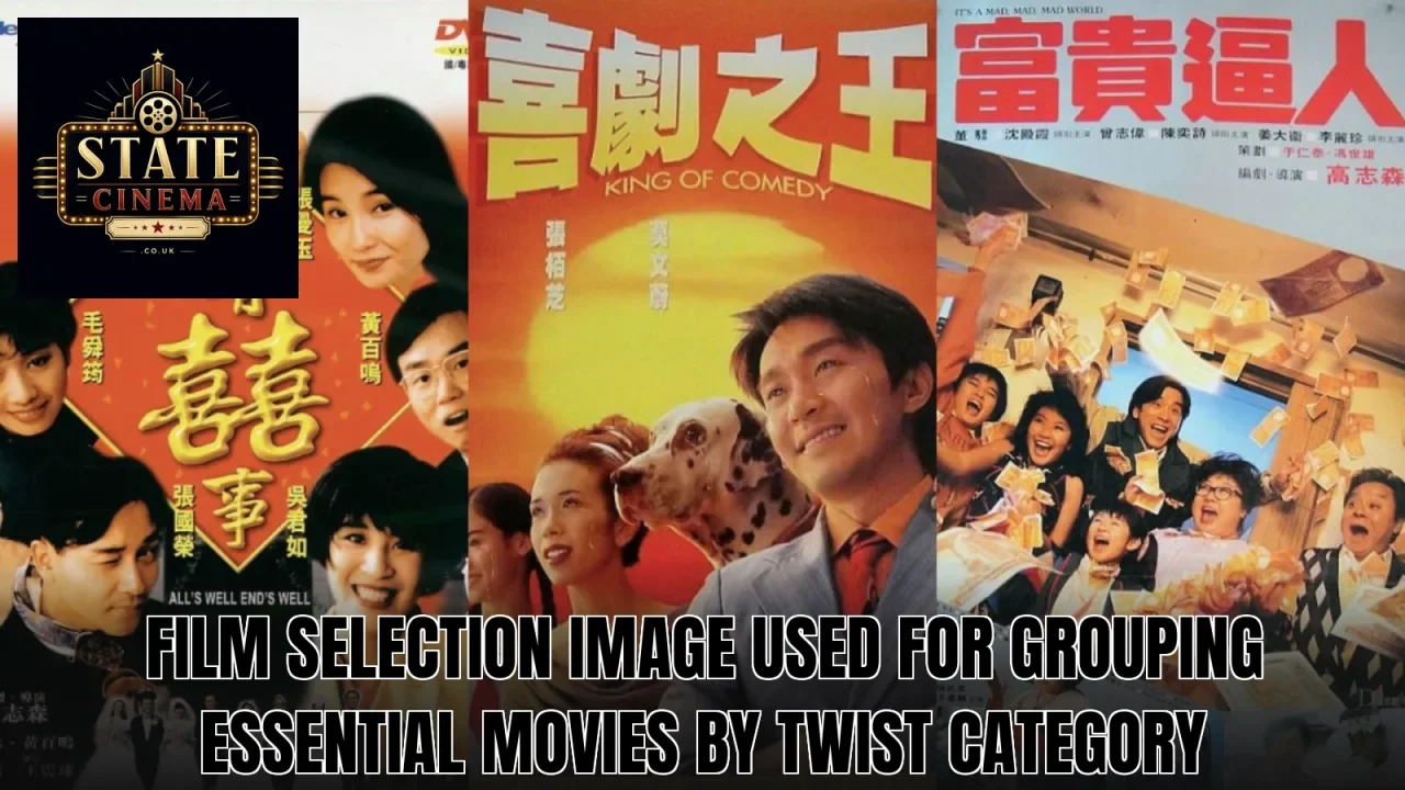 Film selection image used for grouping essential movies by twist category