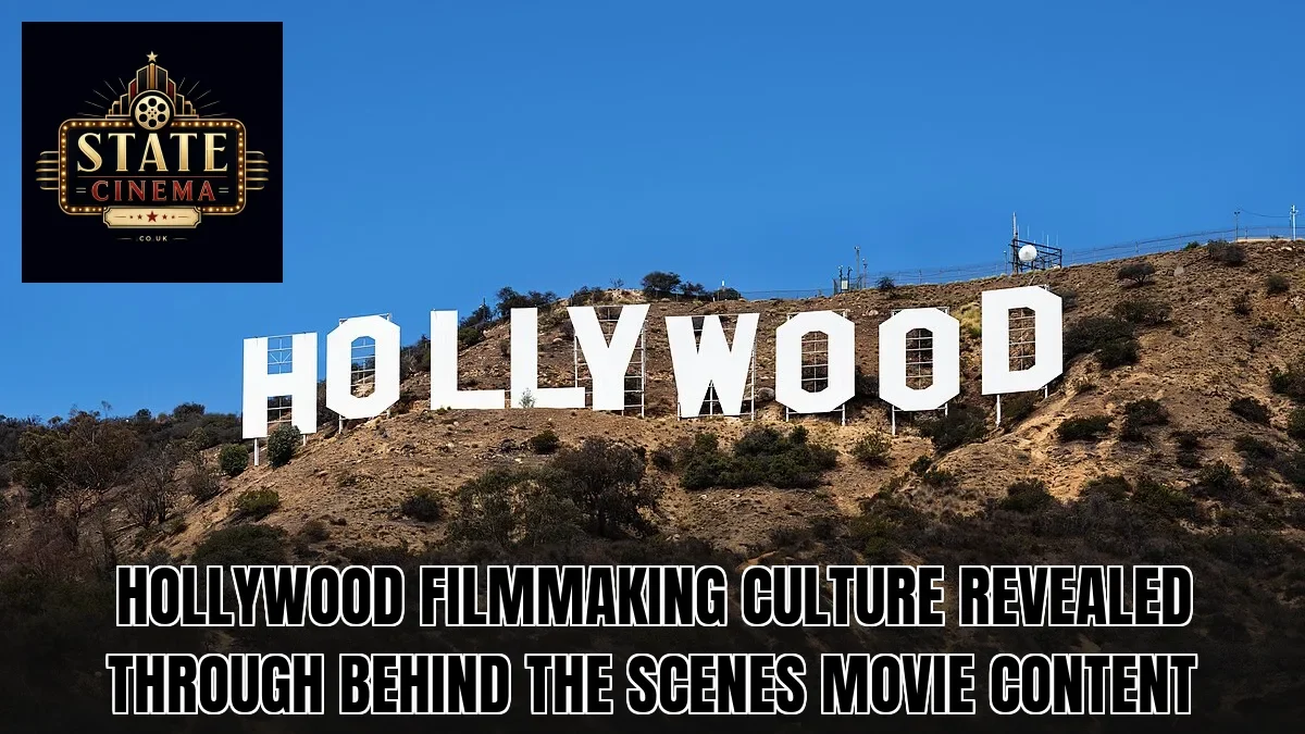Hollywood filmmaking culture revealed through behind the scenes movie content