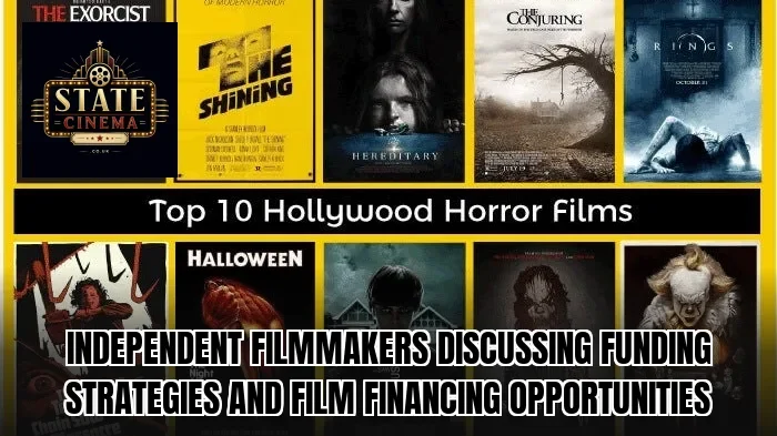 Independent filmmakers discussing funding strategies and film financing opportunities