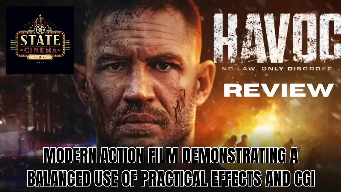 Modern action film demonstrating a balanced use of practical effects and CGI