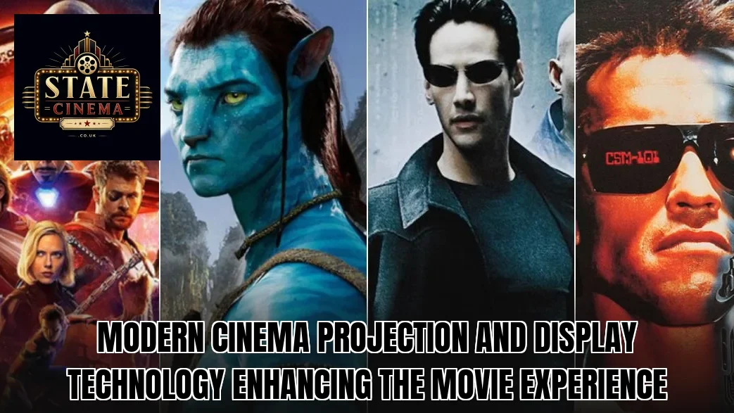 Modern cinema projection and display technology enhancing the movie experience