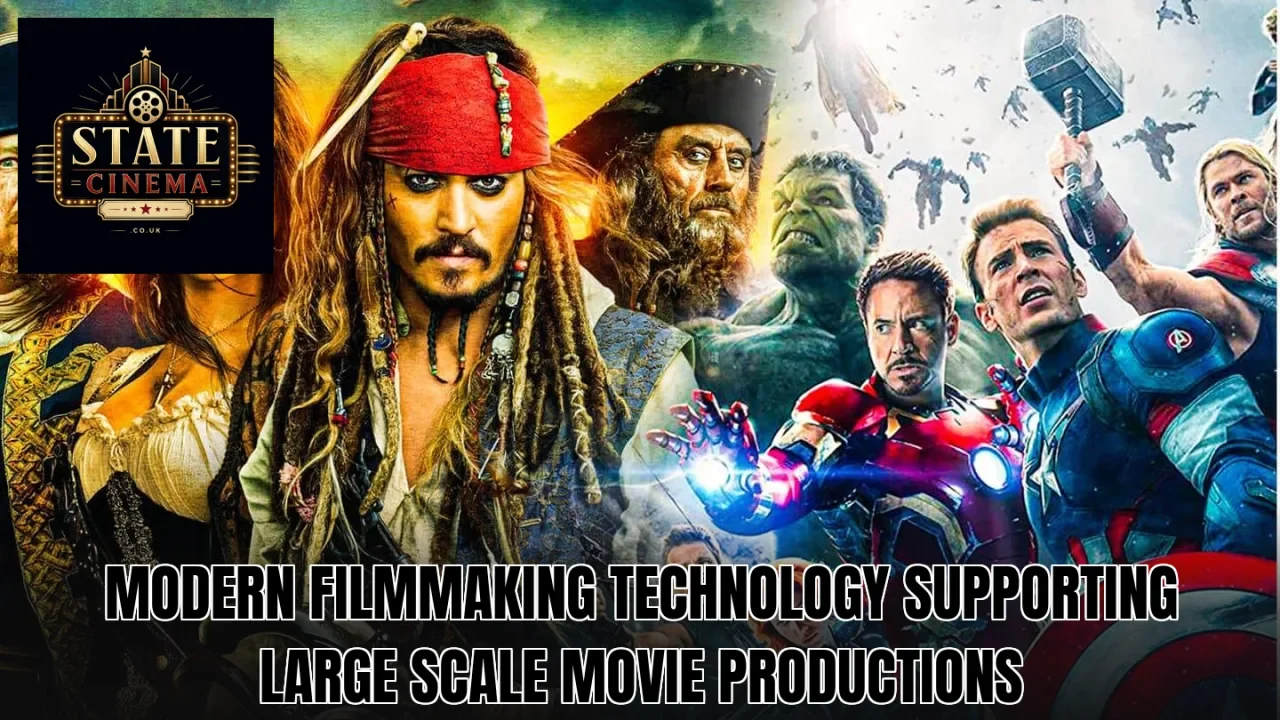 Modern filmmaking technology supporting large scale movie productions