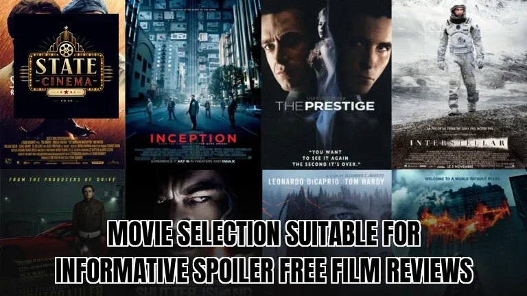 Movie selection suitable for informative spoiler free film reviews