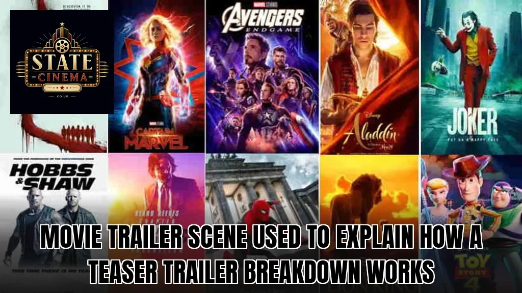 Movie trailer scene used to explain how a teaser trailer breakdown works