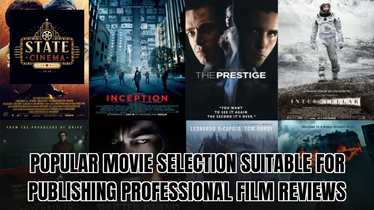 Popular movie selection suitable for publishing professional film reviews