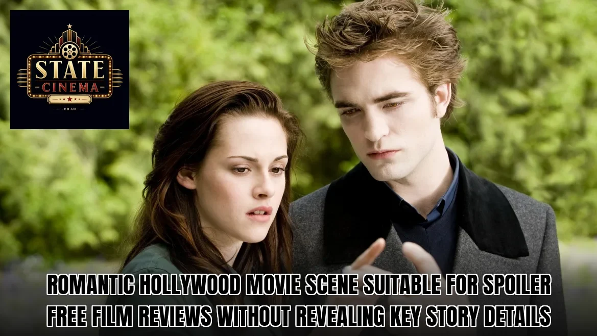 Romantic Hollywood movie scene suitable for spoiler free film reviews without revealing key story details