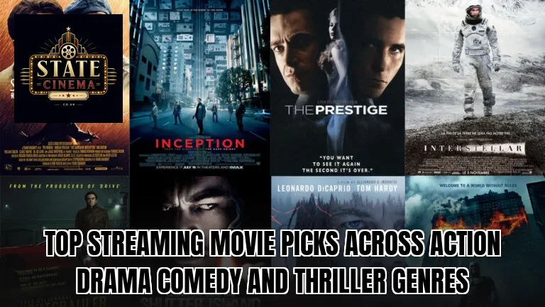 Top streaming movie picks across action drama comedy and thriller genres