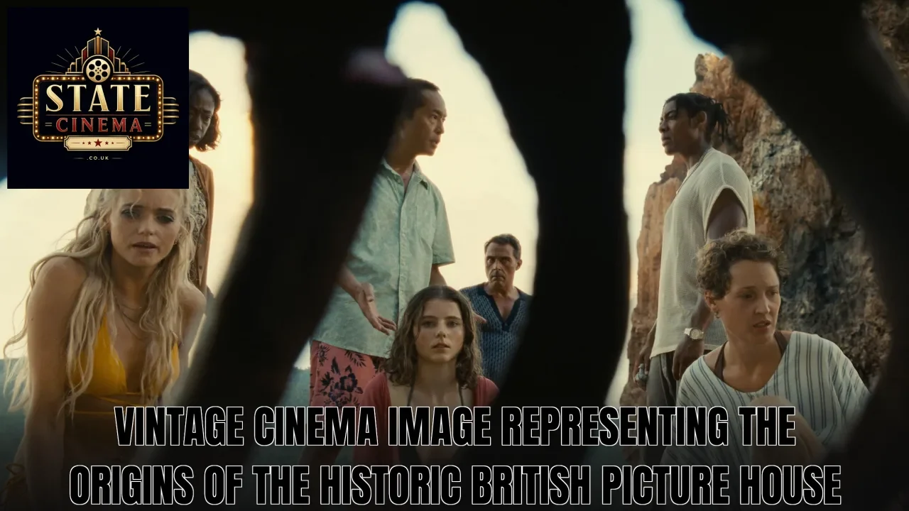 Vintage cinema image representing the origins of the historic British picture house