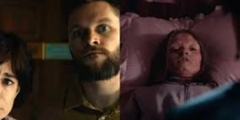 A dark cinematic scene representing the suspense and atmosphere of the best horror movies 2026.